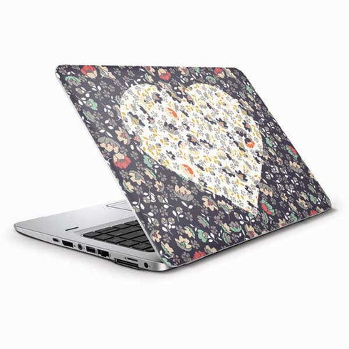 Floral Heart HP Elitebook Skin